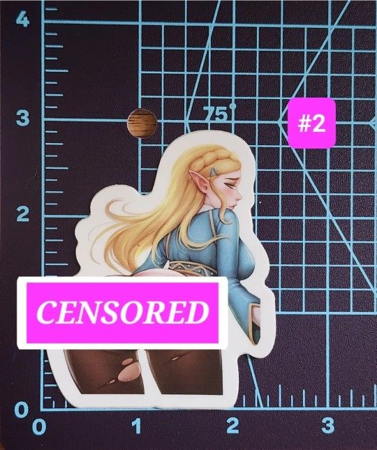 Anime Zelda Sticker Waifu Hentai (#2)