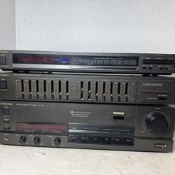 Technics -Integrated Amp SU-V98, Stereo Tuner ST-S98A, Stereo Equalizer SH-8017