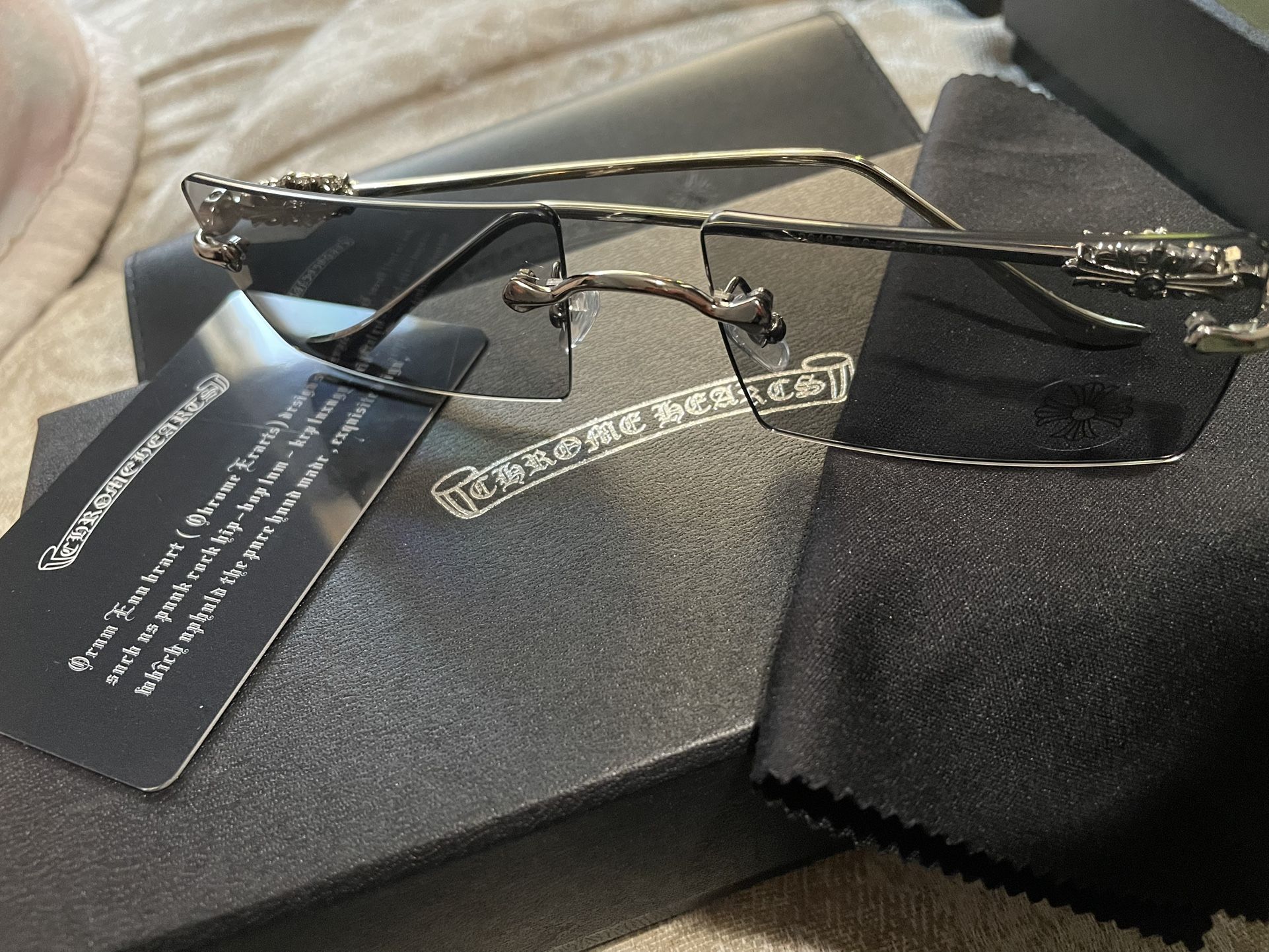 Chrome Hearts Shades Black