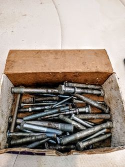Box of BOLTS various sizes