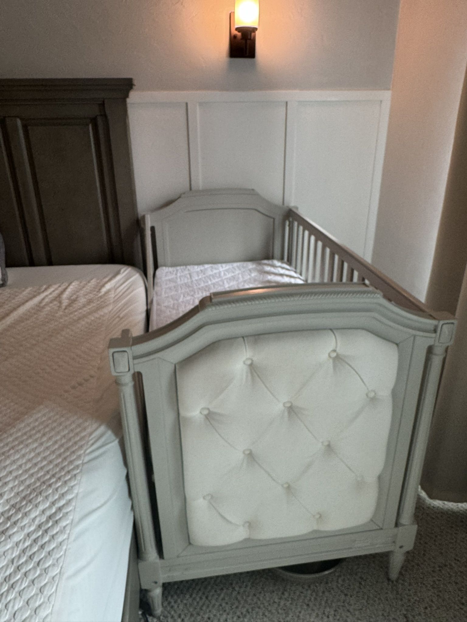 Pottery Barn Crib With New Mattress 