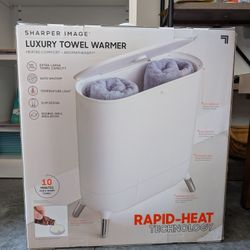 Sharper image luxury towel warmer 

New open box