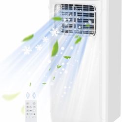 8500BTU Portable AC Unit With Dehumidifier And Fan Mode