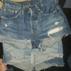 3 Pair Levi's Shorts Button Fly