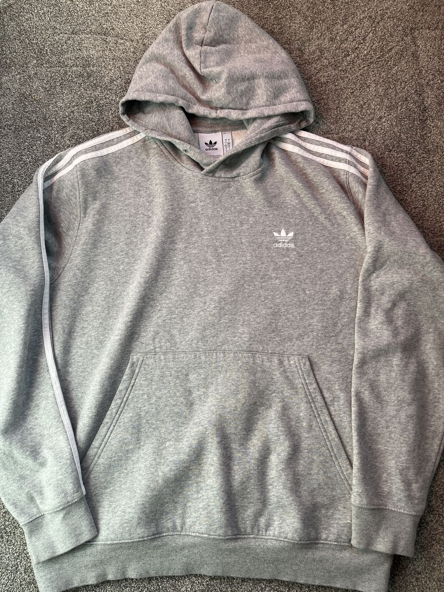 Adidas Grey Men Hoodie