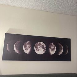 Moon Wall Decor Canvas 