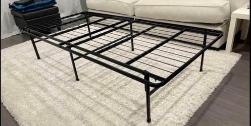 TWIN XL  SIZE BED (LIKE NEW) (VERY STURDY)