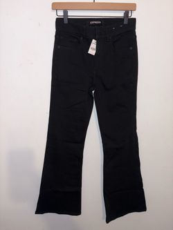Express Black Bootcut Jeans NWT Size 7/8