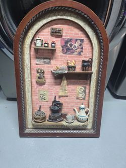 Coffee Theme 3D Shadow Box Wall Art
