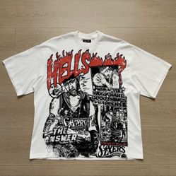 White hellstar tee