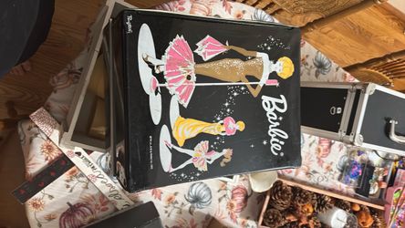 1962 vintage mattel barbie black singer case