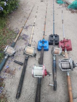 vintage senator fishing rods with reels