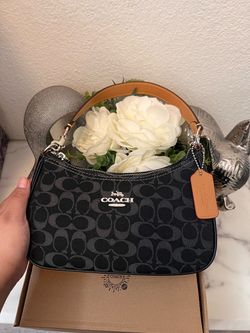 Black coach bag for women