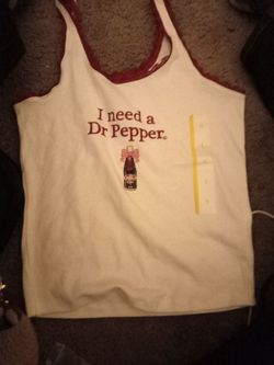 Nice Brand New Dr Pepper Tank Top