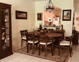 Teak wood dining room set