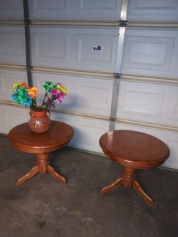 I have 2 Solid Wood End Tables