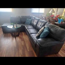 Leather Sectional Couch
