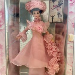 Collector Barbie - Barbie As Eliza Doolittle – My Fair Lady – Pink Organza Gown (1995) - “Hollywood Legends Collection” ).