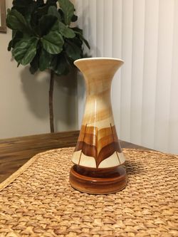 Jersey Pottery Fluted Vase