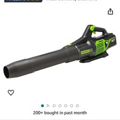 New In Box: Greenworks 80V (170 MPH / 730 CFM / 75+ Compatible Tools) Cordless Brushless Axial Leaf Blower, Tool Only, 80 Volts