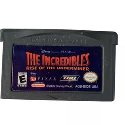 The Incredibles Rise Of The Underminer Video Game Gameboy Advance Cartridge 