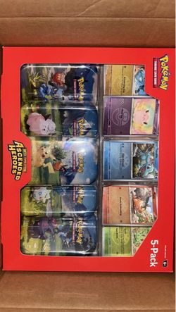 Pokemon ascended heroes 5 tins box
