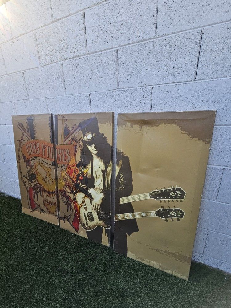 Guns N' Roses Slash Poster Art Frame