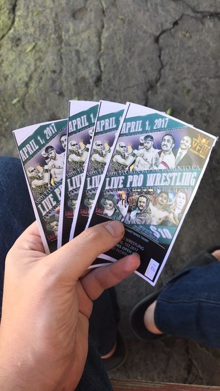 Live pro wrestling tickets
