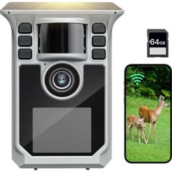 4K Solar Trail Camera ,Black ( Brand New )