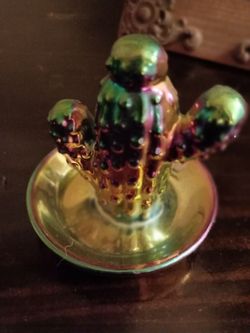 Cute Cactus Trinket Dish for Rings.