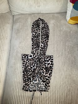 Leopard mini dress