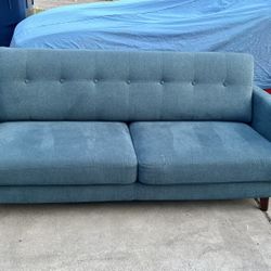 Cyan MCM Style Sofa