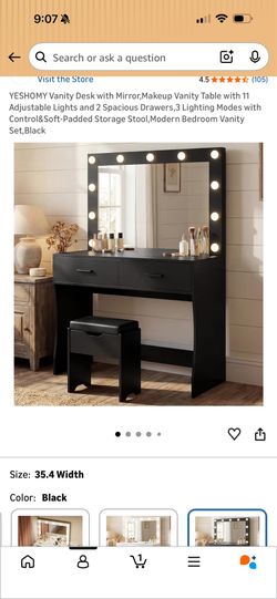 Brand new vanity