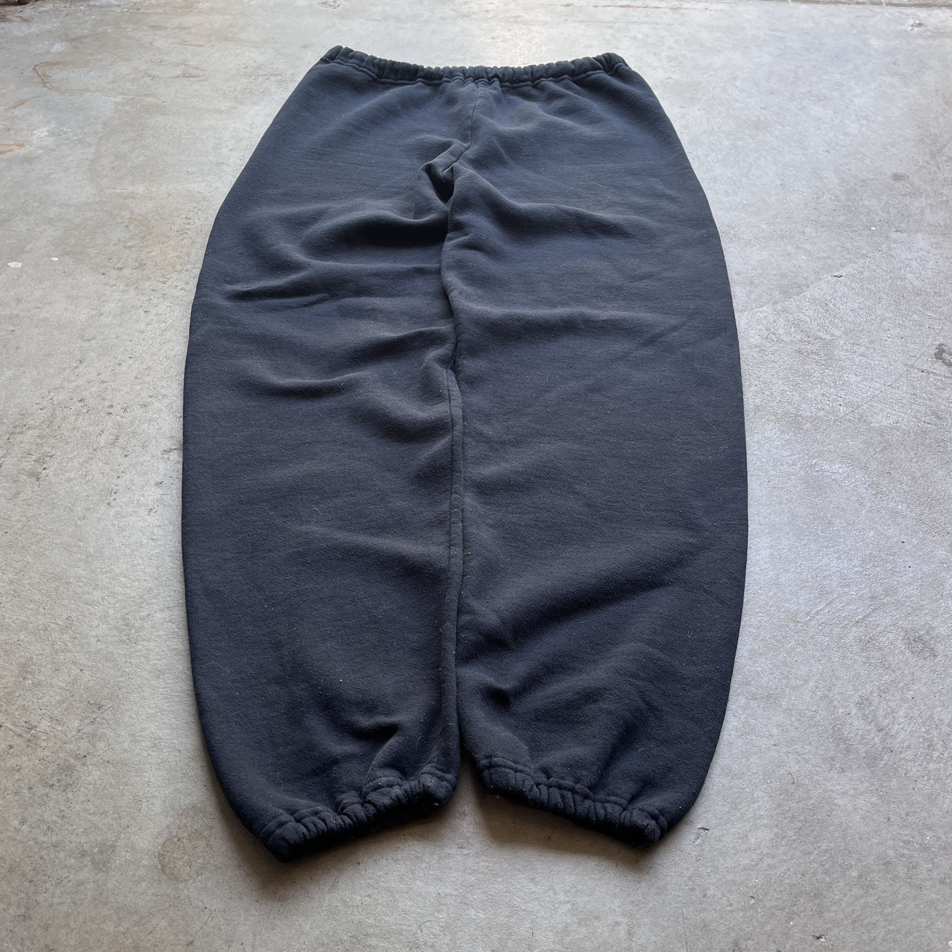 Vintage Russell Athletic Black Baggy Sweatpants
