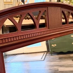 Beautiful Antique Decorative Wood Mirror 