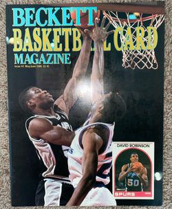Beckett Basketball Monthly Magazine Issue # 2 may/June 1990 Robinson / Malone.