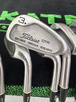 Vintage Titleist DTR Iron Set 3-PW, SW Reg Flex