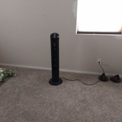 Black Rotating Fan For Office Or Room 