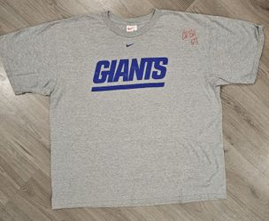 Signed Vintage New York Giants Nike Tshirt 