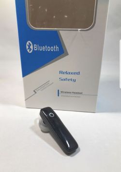 Wireless Bluetooth headset stereo mini Black