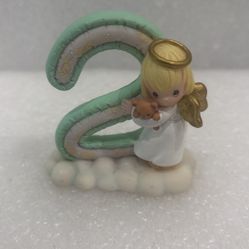 Precious moments cake, topper, and keepsake