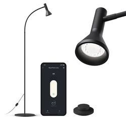 WYZE LED Floor Lamp, Bright Floor Lamps for Living Room with Timer, Stepless Adjustable 4000K Brightness