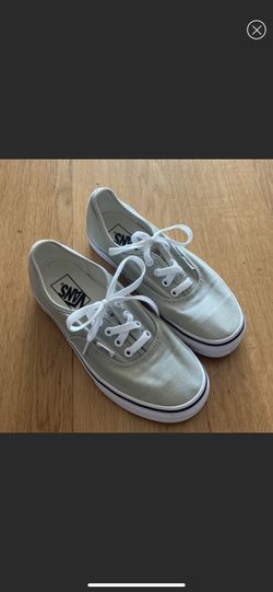 Vans Women's Green Authentic Classic Mint Sneakers. Size 6.5 w. M size 5.00 Excellent used condition. Small signs of wear