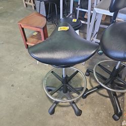 Leather Stool 