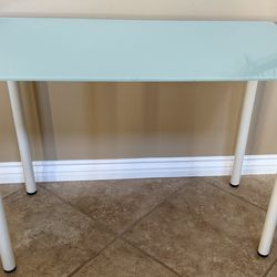 IKEA Vika Glasholm glass table desk for sale