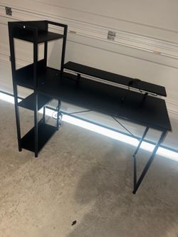 Black desk