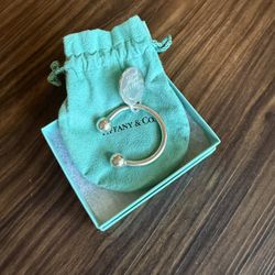 Tiffany & Co. 925 Sterling Silver Key ring (large)