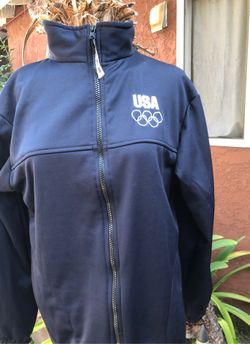 USA Olympic Committee zippered navy blue youth jacket. Size M.