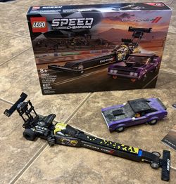 Lego #76904 Speed Champions Dodge Top Fuel Dragster & Challenger