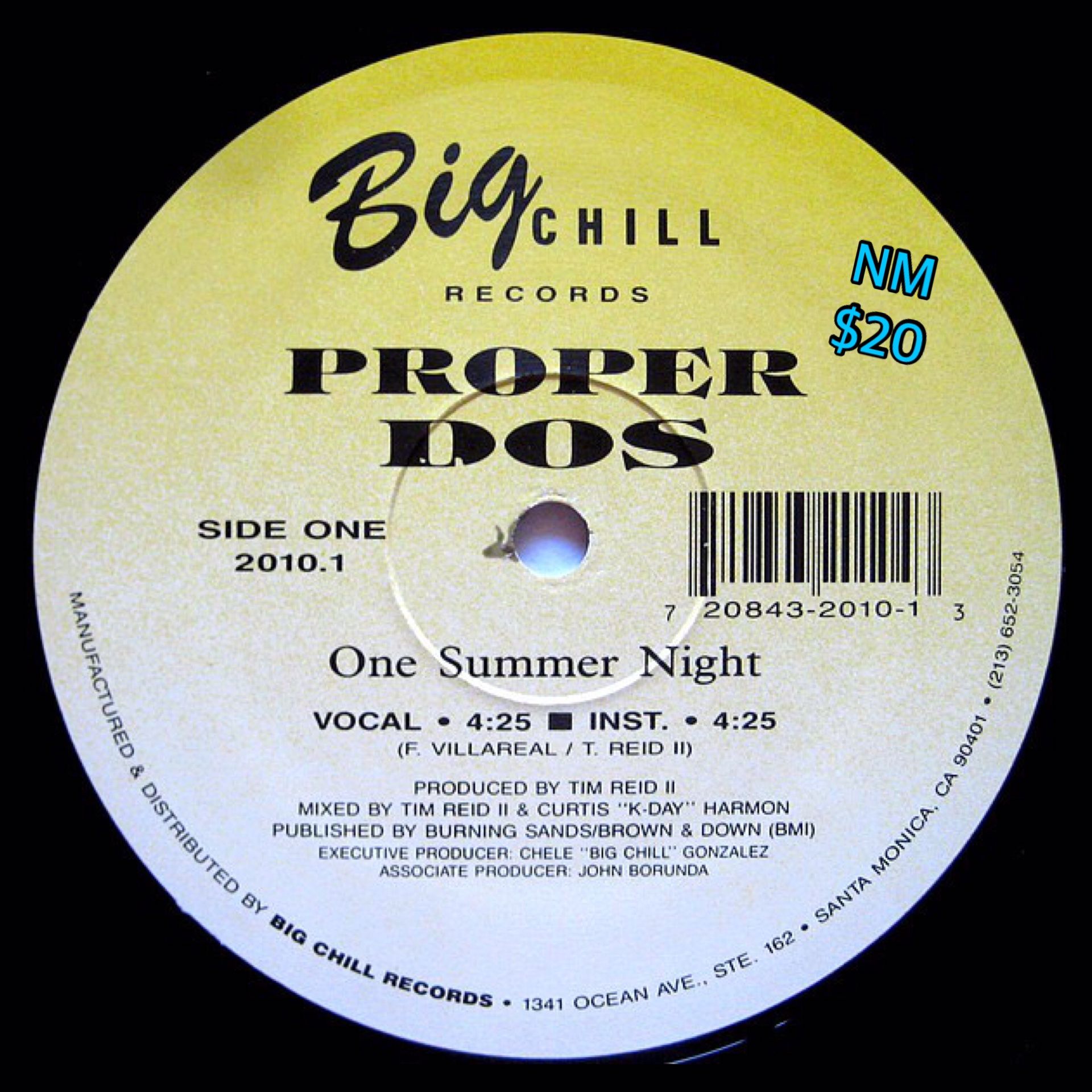 PROPER DOS - One Summer Night (12”) Record 